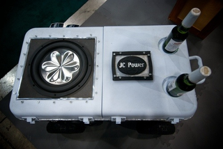 Illustration for article titled Beer Cooler Proves CES Running Out Of Places For Speakers